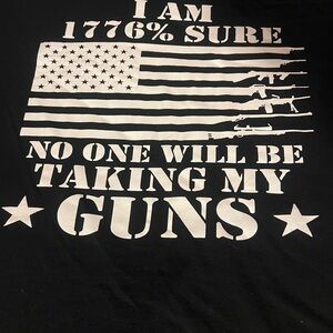 1776 Black Graphic Tee